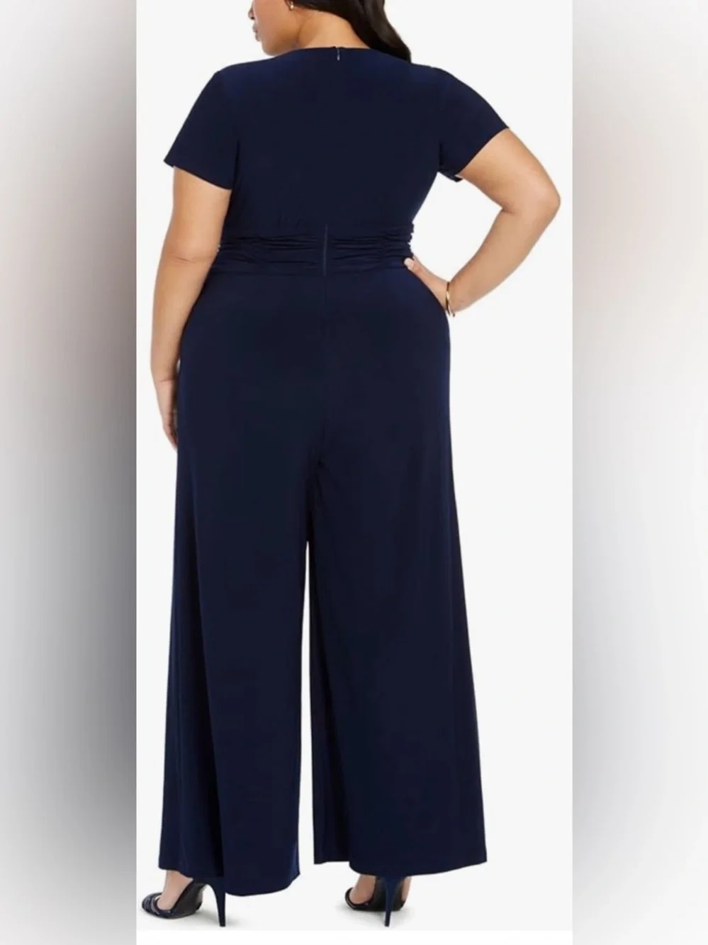 Vince Camuto Jumpsuit Navy Blue PLUS 3X NWT